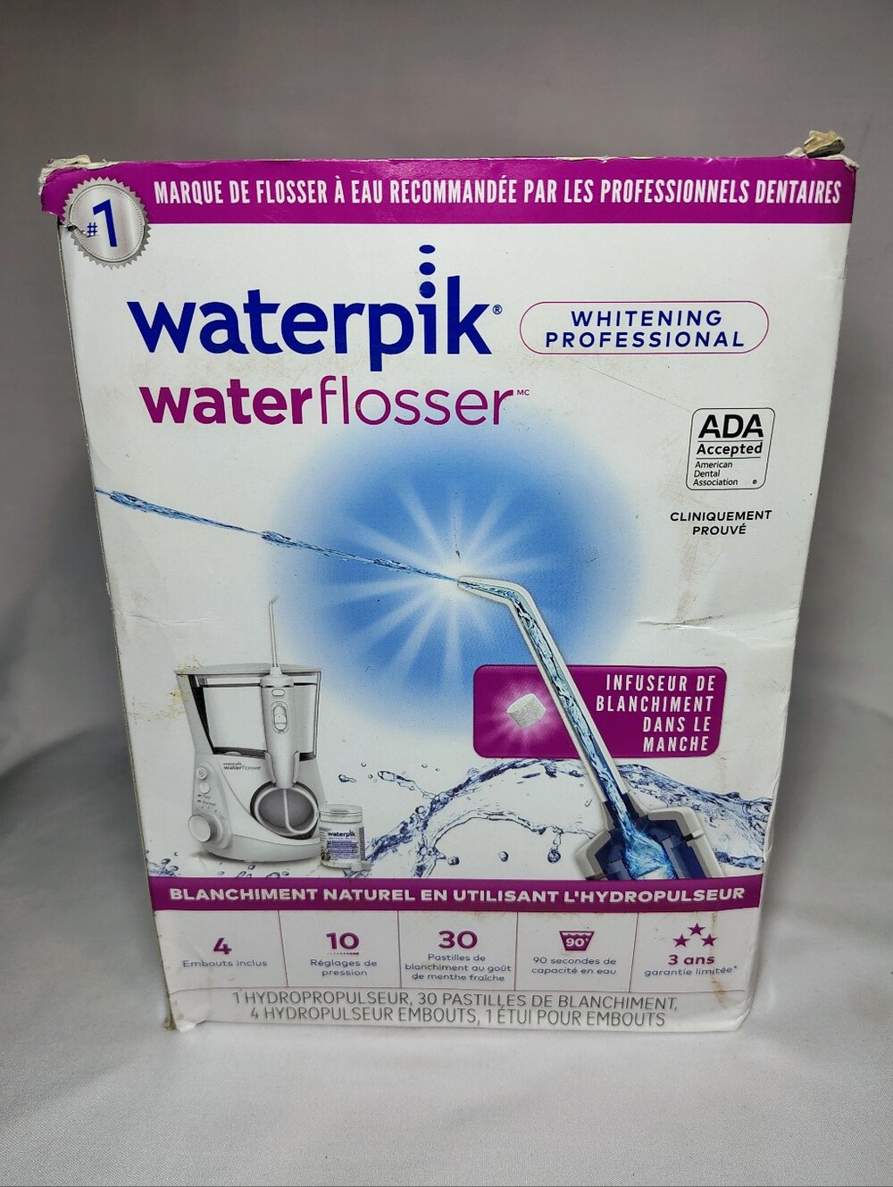 Waterpik Whitening Professional Water Flosser (Model WF-05) ***READ DESCRIPTION